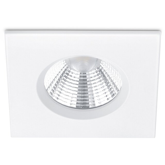 Zes dimbare inbouw LED spots 5W met warm wit licht 3000K en IP65 geschikt voor binnenverlichting Zes dimbare inbouw LED spots 5W met warm wit licht 3000K en IP65 geschikt voor binnenverlichting