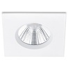 Zes dimbare inbouw LED spots 5W met warm wit licht 3000K en IP65 geschikt voor binnenverlichting