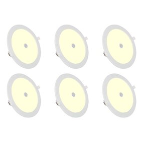 LED Downlight Inbouw 12W Met Sensor - Warm Wit 2700K-3000K LED Downlight Inbouw 12W Met Sensor - Warm Wit 2700K-3000K