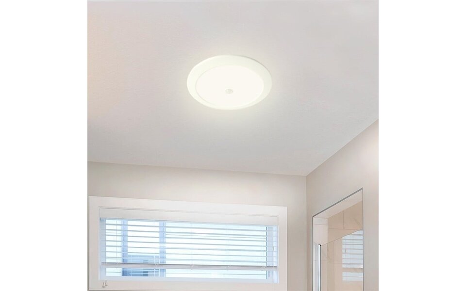 HLW LED LED Downlight Recessed Round 12W With Sensor - Warm White 2700K-3000K, 6 Pack HLW LED LED Downlight Recessed Round 12W With Sensor - Warm White 2700K-3000K, 6 Pack