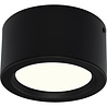 Zes mat zwarte ronde LED downlights van 10W met 4200K lichtkleur en 140mm diameter Zes mat zwarte ronde LED downlights van 10W met 4200K lichtkleur en 140mm diameter