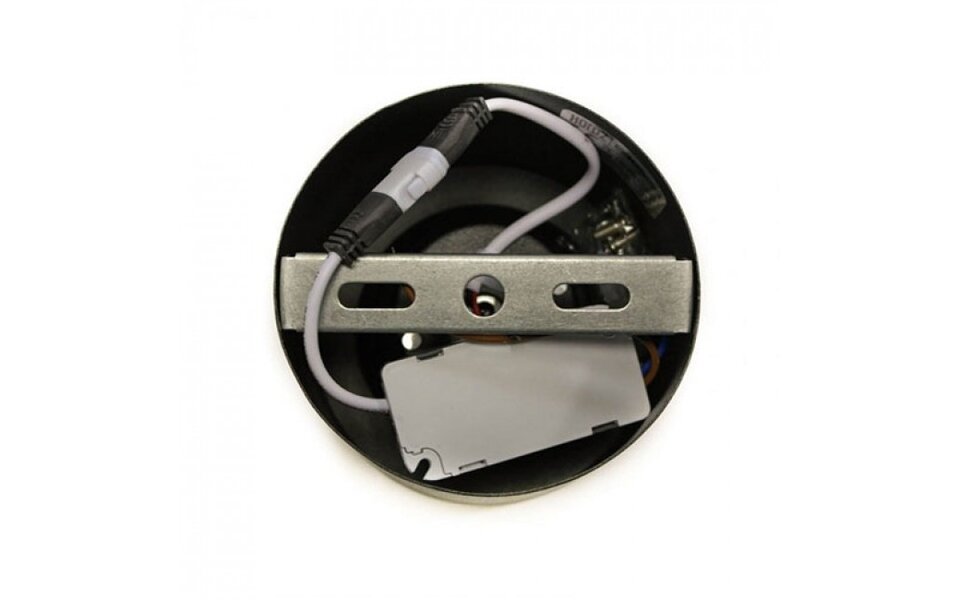 HLW LED LED Downlight 6 Pack - Opbouw LED Lamp 10W Natuurlijk Wit 4200K Mat Zwart Ø140mm