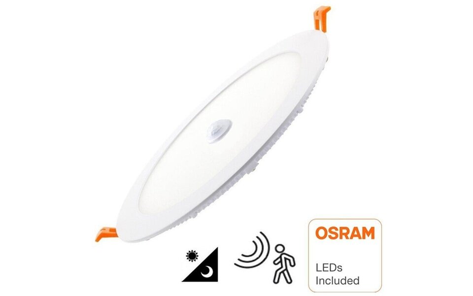 HLW LED Recessed LED Downlight Slim 20W With PIR Motion Sensor - Warm White 2700K–3000K