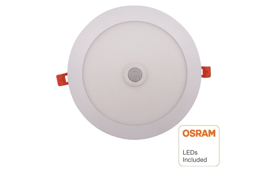 HLW LED Recessed LED Downlight Slim 20W With PIR Motion Sensor - Warm White 2700K–3000K