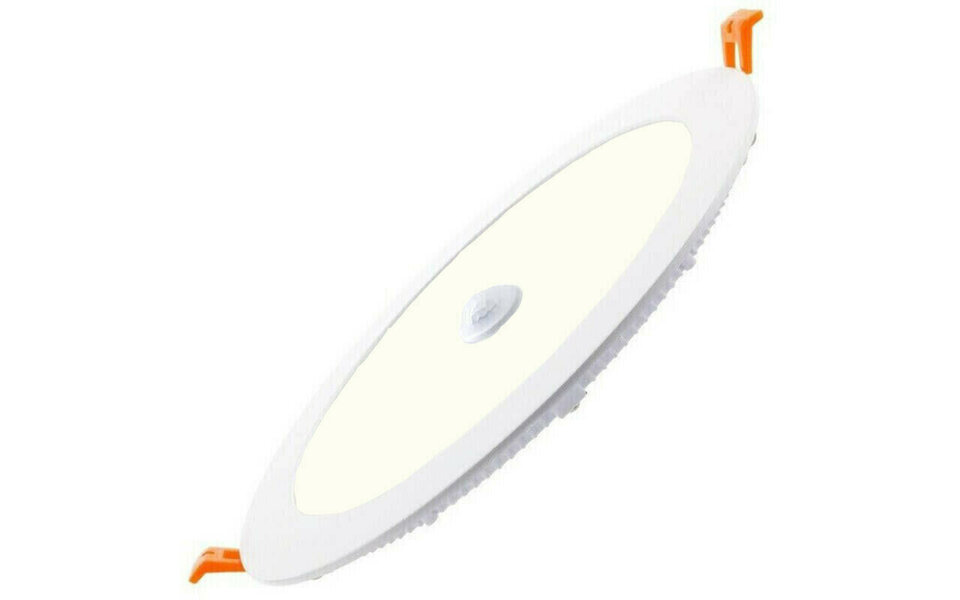 HLW LED Inbouw LED Downlight Slim 22W Met 360° PIR Sensor - Natuurlijk Neutraal Wit Licht