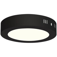 Surface-Mounted LED Downlight 12W - Natural White 4200K - Matte Black