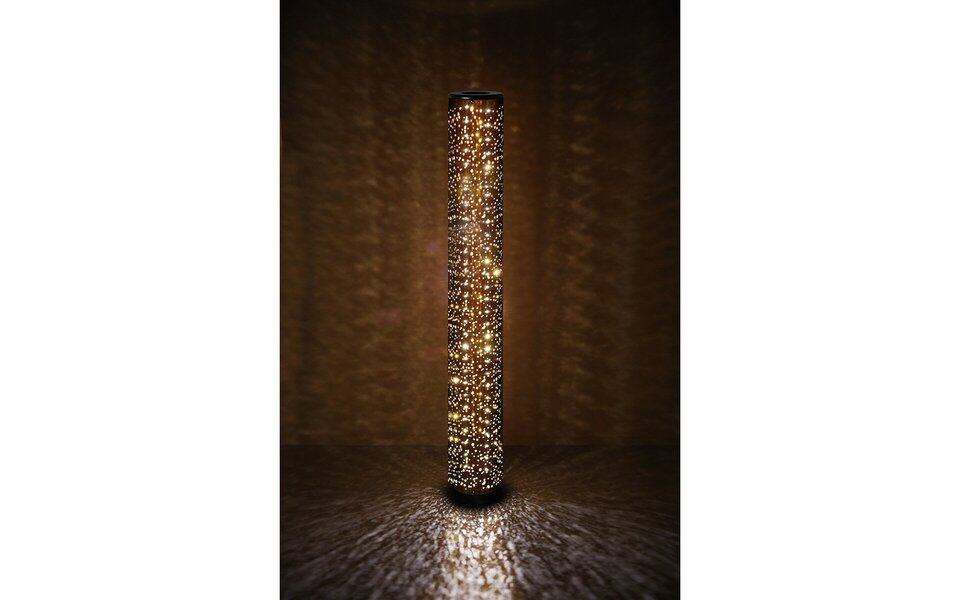 HLW LED LED Vloerlamp Trion Tamara - Zwart/Goud - 8W Warm Wit 2700K-3000K HLW LED LED Vloerlamp Trion Tamara - Zwart/Goud - 8W Warm Wit 2700K-3000K