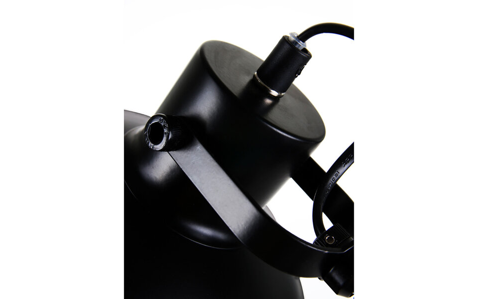 HLW LED LED Vloerlamp Trion Recine - Mat Zwarte 1-lichts Vloerlamp met E27 Fitting