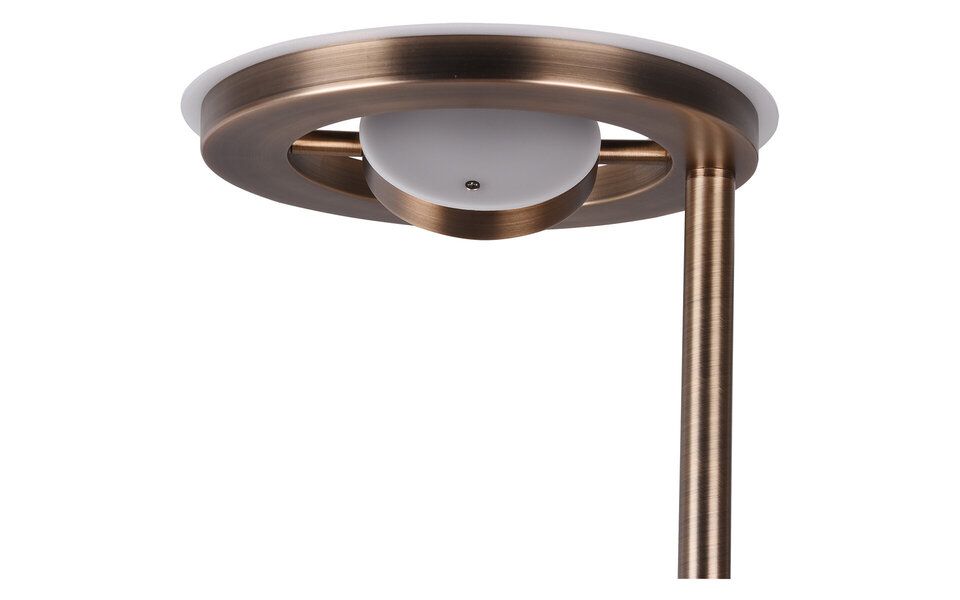 HLW LED Dimbare LED Vloerlamp 38W - Oud Bronzen Design