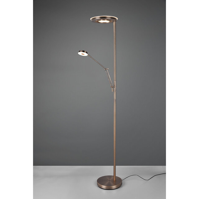 HLW LED Dimmable LED Floor Lamp 38W - Antique Bronze Design