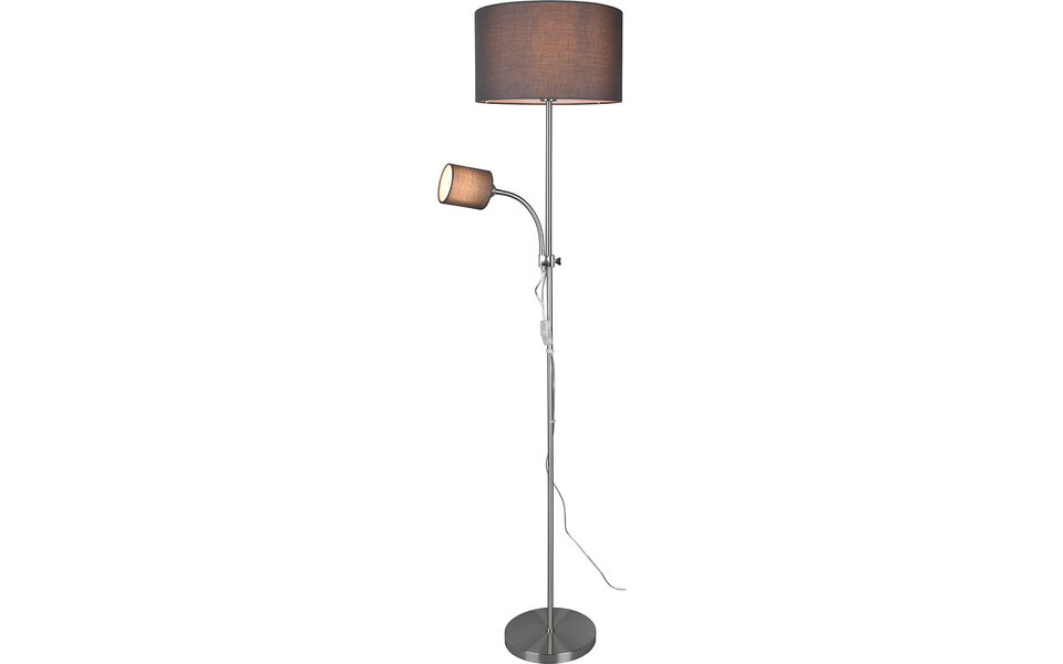 HLW LED LED Floor Lamp Trion Owino - Modern floor lighting with double light points and E27 fitting