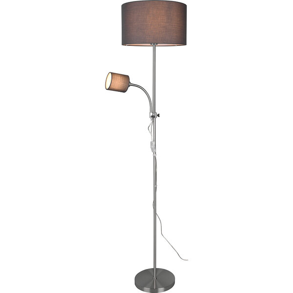 HLW LED LED Vloerlamp Trion Owino - Moderne vloerverlichting met dubbele lichtpunten en E27 fitting