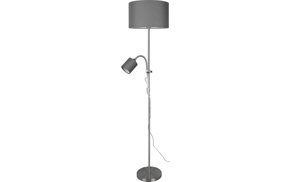 HLW LED LED Floor Lamp Trion Owino - Modern floor lighting with double light points and E27 fitting