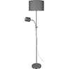 HLW LED LED Floor Lamp Trion Owino - Modern floor lighting with double light points and E27 fitting