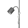 HLW LED LED Floor Lamp Trion Owino - Modern floor lighting with double light points and E27 fitting
