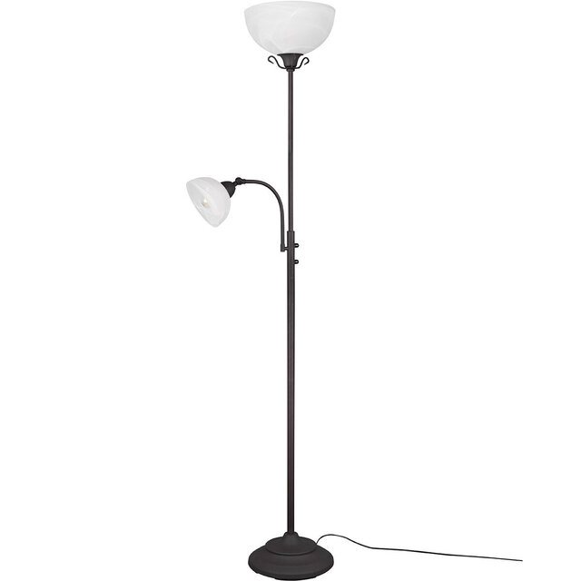 LED Vloerlamp Trion City - Roestkleurige metalen vloerlamp Verlichting per ruimte