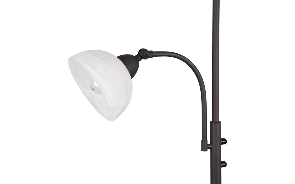 HLW LED LED Floor Lamp Trion City - Metal 2-light floor lamp with E27 & E14 socket