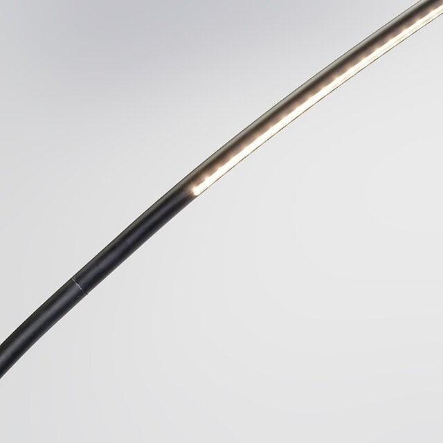 HLW LED Dimmable LED Floor Lamp Trion Shio 18W - Warm White 2700K–3000K, Matte Black Aluminum HLW LED Dimmable LED Floor Lamp Trion Shio 18W - Warm White 2700K–3000K, Matte Black Aluminum