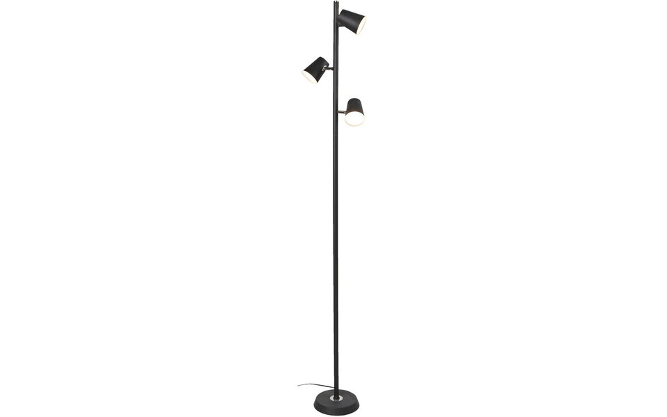HLW LED LED Floor Lamp Dimmable - Black & White Floor Lamp with Warm White 2700K-3000K, 7W LED HLW LED LED Floor Lamp Dimmable - Black & White Floor Lamp with Warm White 2700K-3000K, 7W LED