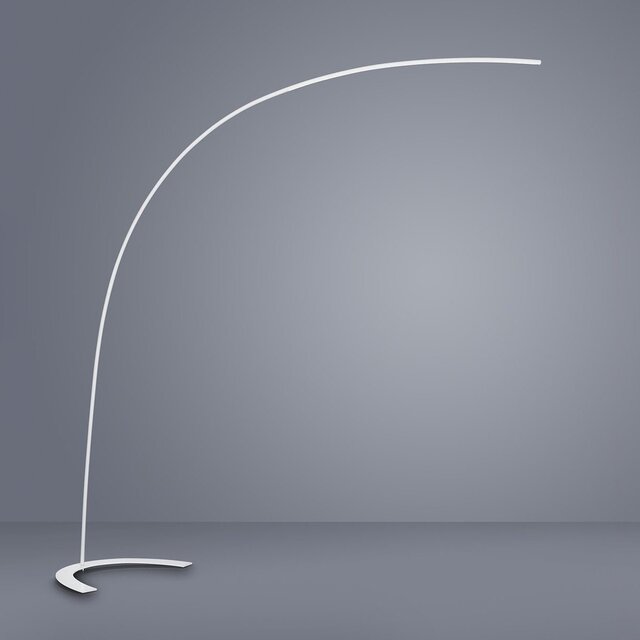 HLW LED Dimbare LED Vloerlamp 18W - Warm Wit 2700K–3000K - Mat Wit Aluminium HLW LED Dimbare LED Vloerlamp 18W - Warm Wit 2700K–3000K - Mat Wit Aluminium