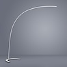 HLW LED Dimmable LED Floor Lamp 18W - Warm White 2700K–3000K - Matte White Aluminum