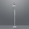 HLW LED LED Floor Lamp Dimmable 11W - Warm White 2700K-3000K - White Floor Lamp Matte Nickel HLW LED LED Floor Lamp Dimmable 11W - Warm White 2700K-3000K - White Floor Lamp Matte Nickel