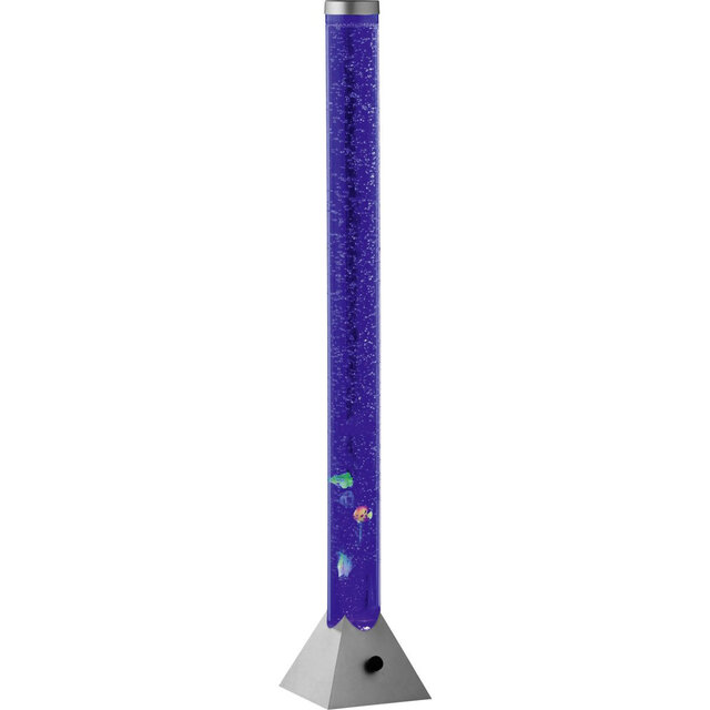 HLW LED LED Floor Lamp Trion Moty 3W RGB - Fabric Shade & Matte Titanium Design