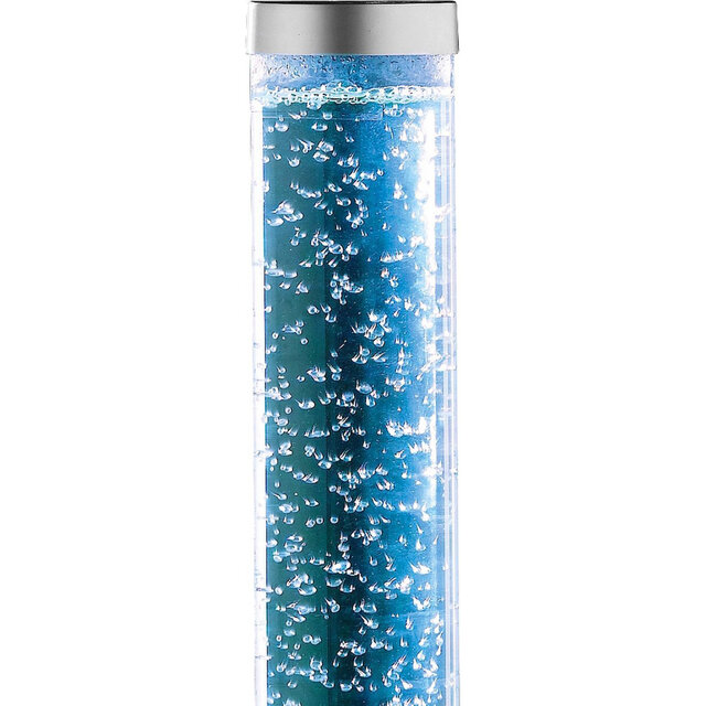 HLW LED LED Floor Lamp Trion Moty 3W RGB - Fabric Shade & Matte Titanium Design