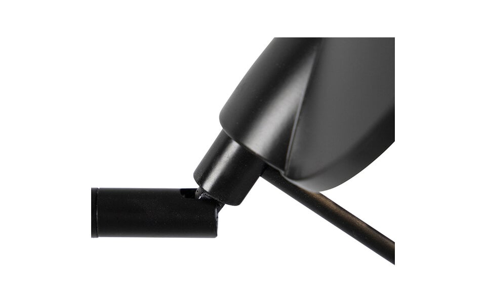 HLW LED LED Floor Lamp Dimmable 8W - Warm White 2700K–3000K - Black & White Floor Lamp