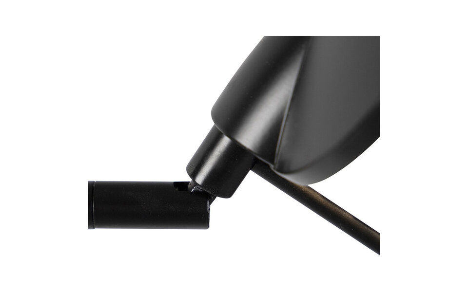 HLW LED LED Vloerlamp Dimbaar 8W - Warm Wit 2700K–3000K - Zwarte & Witte Vloerlamp