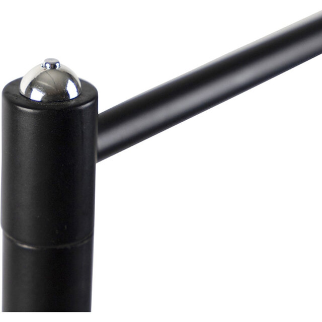 HLW LED LED Vloerlamp Dimbaar 8W - Warm Wit 2700K–3000K - Zwarte & Witte Vloerlamp