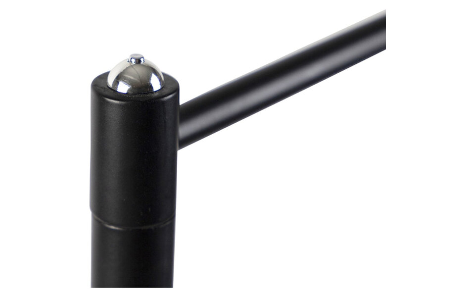 HLW LED LED Vloerlamp Dimbaar 8W - Warm Wit 2700K–3000K - Zwarte & Witte Vloerlamp