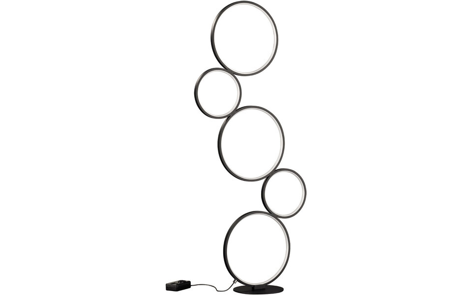 HLW LED LED Floor Lamp Trion Rondy - 36W Dimmable Warm White 2700K–3000K - Black & White HLW LED LED Floor Lamp Trion Rondy - 36W Dimmable Warm White 2700K–3000K - Black & White