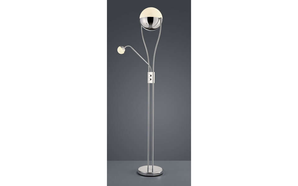 HLW LED Dimmable LED Floor Lamp 25W - Warm White 2700K–3000K - White Floor Lamp HLW LED Dimmable LED Floor Lamp 25W - Warm White 2700K–3000K - White Floor Lamp