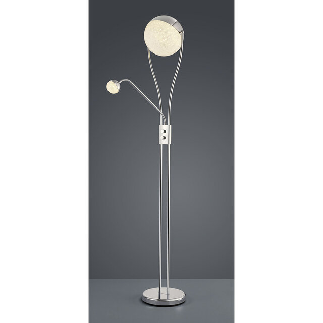 HLW LED Dimmable LED Floor Lamp 25W - Warm White 2700K–3000K - White Floor Lamp HLW LED Dimmable LED Floor Lamp 25W - Warm White 2700K–3000K - White Floor Lamp