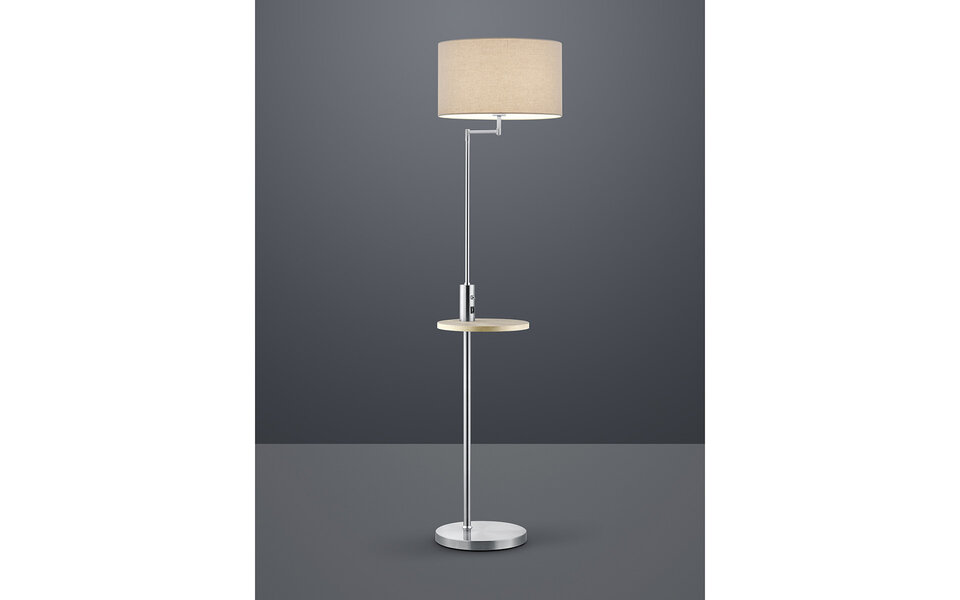 HLW LED Stylish LED Floor Lamp Trion Cliso with E27 fitting and adjustable arms