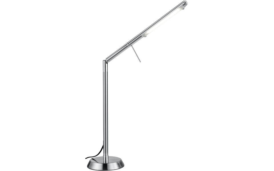 HLW LED LED Floor Lamp 6W Dimmable Warm White 2700K-3000K - White Floor Lamp Matte Nickel