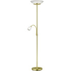 HLW LED Gold LED Floor Lamp Trion Germin - Matte Gold, Round, 3 Light Points & Adjustable