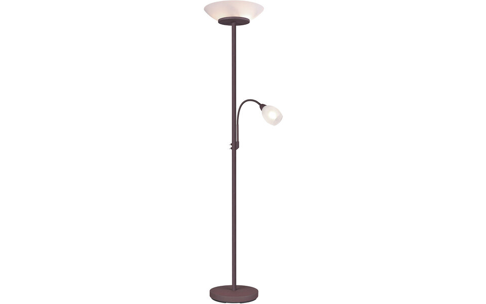 HLW LED LED Floor Lamp Trion Germin - Rust-colored aluminum lamp with E27 fitting