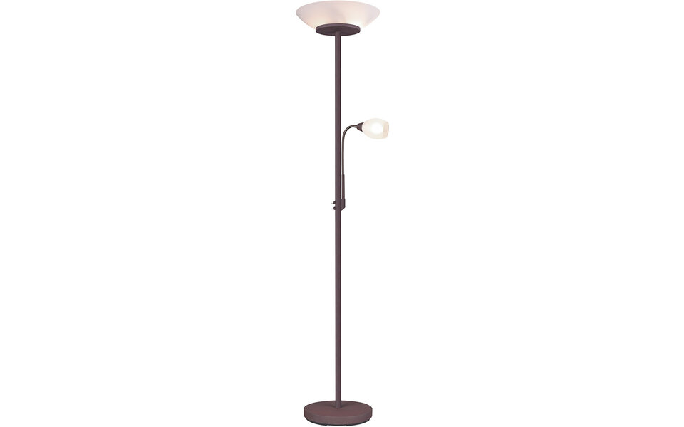 HLW LED LED Floor Lamp Trion Germin - Rust-colored aluminum lamp with E27 fitting