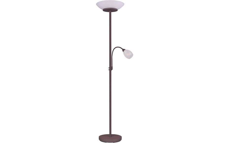 HLW LED LED Floor Lamp Trion Germin - Rust-colored aluminum lamp with E27 fitting