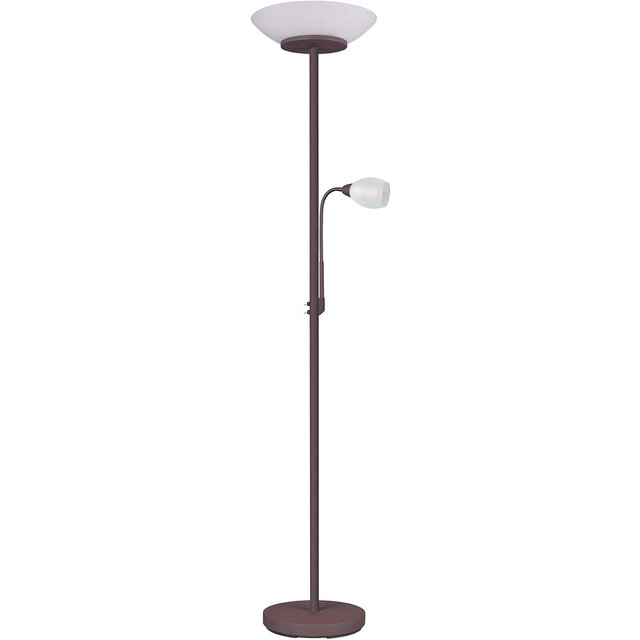 HLW LED LED Floor Lamp Trion Germin - Rust-colored aluminum lamp with E27 fitting