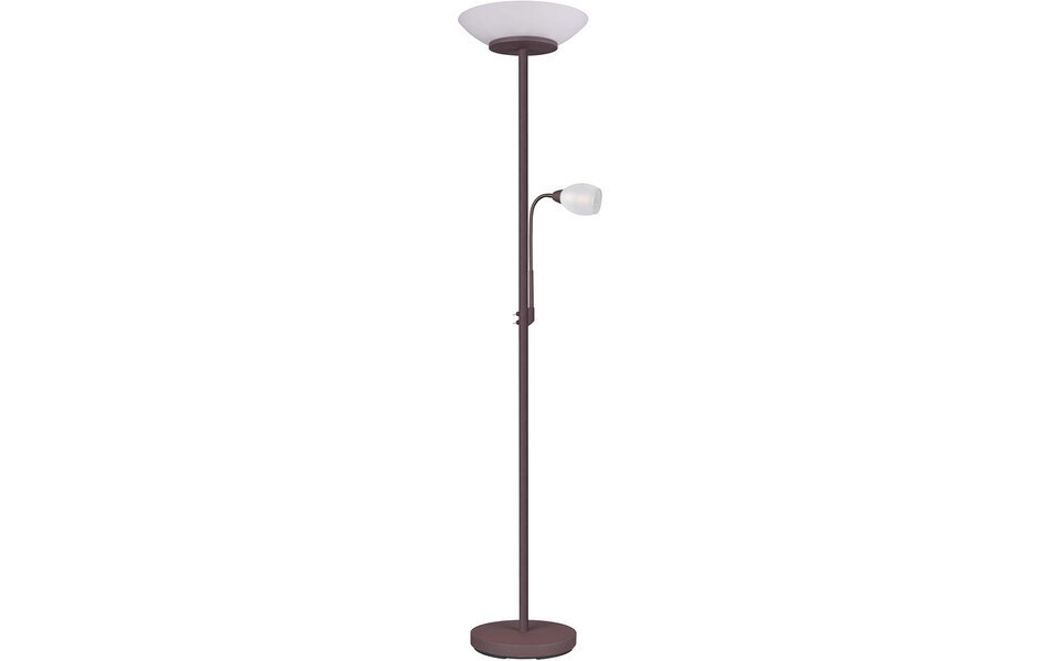 HLW LED LED Floor Lamp Trion Germin - Rust-colored aluminum lamp with E27 fitting