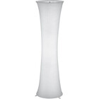 HLW LED Stijlvolle LED Vloerlamp Trion Grivon met dubbele E27 fitting, mat wit en aluminium