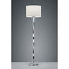 HLW LED LED Floor Lamp Matte Nickel - White Floor Lamp with Warm White 2700K-3000K, 14W LED