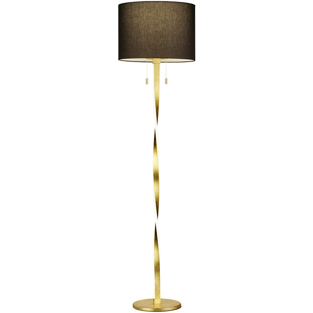 LED Vloerlamp Trion Ninda - Warm Wit 3000K, 14W, Mat Goud Verlichting per ruimte LED Vloerlamp Trion Ninda - Warm Wit 3000K, 14W, Mat Goud Verlichting per ruimte