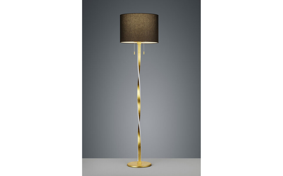 HLW LED Stylish LED Floor Lamp Trion Ninda - White & Gold version, Warm White 2700K–3000K, 14W