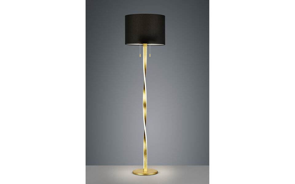 HLW LED Stijlvolle LED Vloerlamp Trion Ninda - Witte & Gouden uitvoering, Warm Wit 2700K–3000K, 14W HLW LED Stijlvolle LED Vloerlamp Trion Ninda - Witte & Gouden uitvoering, Warm Wit 2700K–3000K, 14W