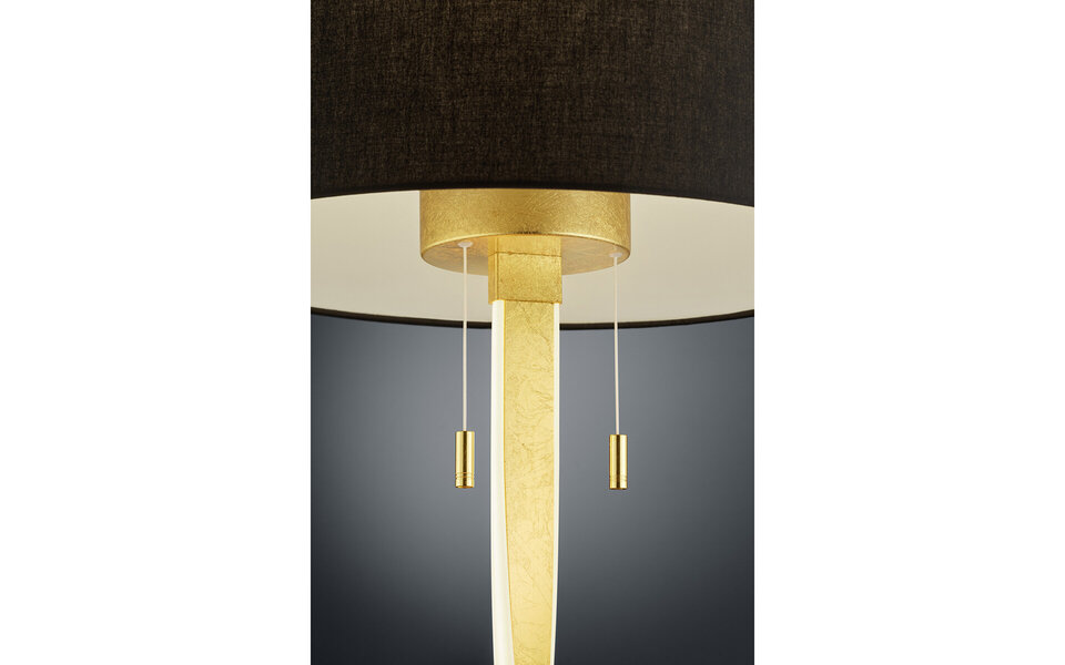 HLW LED Stijlvolle LED Vloerlamp Trion Ninda - Witte & Gouden uitvoering, Warm Wit 2700K–3000K, 14W HLW LED Stijlvolle LED Vloerlamp Trion Ninda - Witte & Gouden uitvoering, Warm Wit 2700K–3000K, 14W