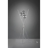 HLW LED LED Floor Lamp Trion Lancia - 3-light Matte Chrome Aluminum with E14 Socket